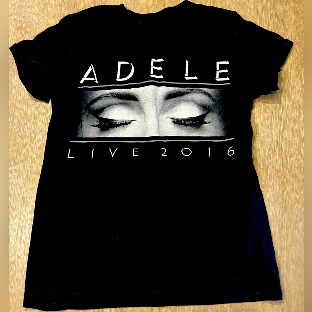 Adele Live 2016 Concert Tour T-Shirt Size Small